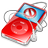 iPod Video Red No Disconnect Icon 48x48 png